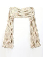 Load image into Gallery viewer, Sultry Hollow Out Bodycon Short Knit Crop Top for Women | NCS
