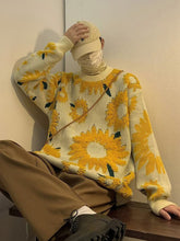Load image into Gallery viewer, Sunflower Pattern Embroidery Knit Sweater | NCS
