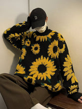 Load image into Gallery viewer, Sunflower Pattern Embroidery Knit Sweater | NCS
