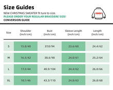 Load image into Gallery viewer, Women's Snowflake Reindeer Christmas Couple's Sweater | NCS
