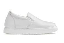 Load image into Gallery viewer, CALTO - T1022 - 2.6 Inches Taller (White) - Lightweight Nappa Leather Loafer
