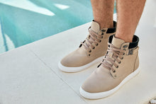 Load image into Gallery viewer, CALTO - T53122 - 2.6 Inches Taller (Taupe) - High top sneak-boot
