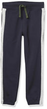 Load image into Gallery viewer, Nautica Boys' Basic Fleece Jogger Sweatpants, Elastic Waistband with Drawstring Closure, Super Soft Cotton-Blend 10-12 Navy Blue - # BOAA12410002

