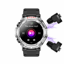 Load image into Gallery viewer, T96 Smart Watch TWS 2 in 1 Bluetooth HD Call Recording Local Playback Health Monitoring
