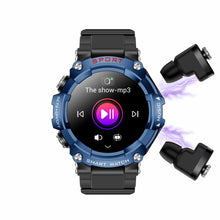 Load image into Gallery viewer, T96 Smart Watch TWS 2 in 1 Bluetooth HD Call Recording Local Playback Health Monitoring
