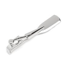Load image into Gallery viewer, Sterling Crew Oar Chevron Pattern Tie Bar
