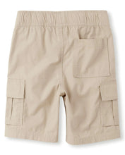 Load image into Gallery viewer, The Children's Place boys Bottoms Cargo Shorts 16 Sandwash Single 1 - # BOAA13610001
