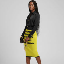 Load image into Gallery viewer, TIMES SQUARE Pencil Skirt BYMANYC® New York
