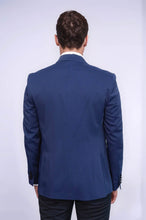 Load image into Gallery viewer, Dot-Patterned Navy Tuxedo - Wessi
