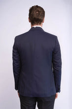 Load image into Gallery viewer, Patterned Jacket Combined Navy Blue Tuxedo | Wessi
