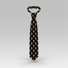 Load image into Gallery viewer, Papal Tiara and Keys Necktie Black

