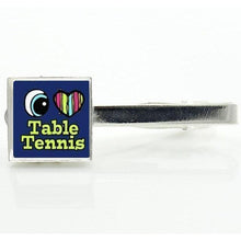 Load image into Gallery viewer, Table Tennis Lovers Collection Tie Bars/Clips - 3 Colors &amp; Styles
