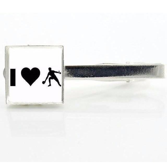 Table Tennis Lovers Collection Tie Bars/Clips - 3 Colors & Styles