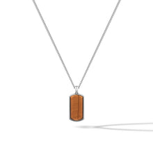 Load image into Gallery viewer, Beveled Tag Pendant - Tigers Eye
