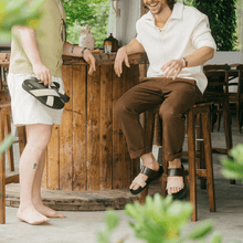 Load image into Gallery viewer, Men's Brown &amp; Tan Cinturini Sandal
