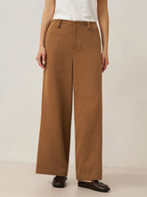 Load image into Gallery viewer, Lyocell Linen Drawstring Straight Leg Pants RACHEL
