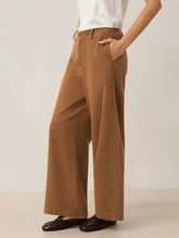 Load image into Gallery viewer, Lyocell Linen Drawstring Straight Leg Pants RACHEL
