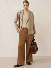 Load image into Gallery viewer, Lyocell Linen Drawstring Straight Leg Pants RACHEL
