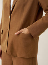 Load image into Gallery viewer, Lyocell Linen Tailored Blazer CASSIDY

