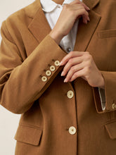 Load image into Gallery viewer, Lyocell Linen Tailored Blazer CASSIDY
