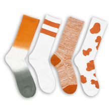 Load image into Gallery viewer, CiderOrange Casual Socks 4 Pack
