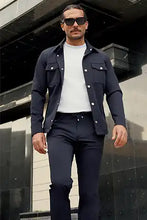 Load image into Gallery viewer, The Luxe Jacket (NAVY)
