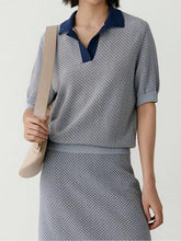Load image into Gallery viewer, Tightly Woven Cotton Knit Polo Sweater Suit | NCS

