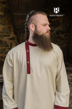 Load image into Gallery viewer, Rus Tunic Tobiasz Natural/Bordeaux
