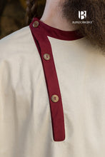 Load image into Gallery viewer, Rus Tunic Tobiasz Natural/Bordeaux
