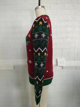 Load image into Gallery viewer, Tree-Rex LED Light Christmas Sweater | NCS
