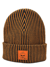 Load image into Gallery viewer, Halloween Beanie – Smile After Dark, Haakwear Exclusive | Made in USA
