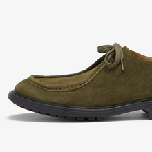 Load image into Gallery viewer, Men's Olive Suede Tuscan Moc Boot
