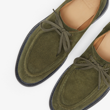 Load image into Gallery viewer, Men's Olive Suede Tuscan Moc Boot
