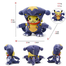 Load image into Gallery viewer, 24 Pcs Pokemon Pikachu Cosplay Toys Charizard Snorlax Garchomp Tyranitar Hydreigon Anime Stuffed Plush Cartoon Peluche Dolls - # BOT&amp;G512610001
