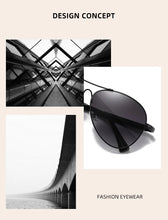 Load image into Gallery viewer, BARCUR Polarized Pilot Sunglasses for Men – Stylish Anti Blue Light UV400 Protection Gradient Mirror Lens Stainless Steel Trendy Frame – Fashion Aviator Sun Glasses for Men Ideal for Driving Travel Summer &amp; Outdoor Activities

