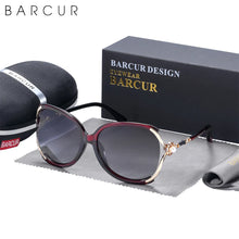 Load image into Gallery viewer, BARCUR Sunglasses Trendy Butterfly Design Fashion Women Sunglasses Polarized Lens Ladies Sun Glasses UV400 Protection for Hot Summer Days
