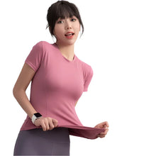 Load image into Gallery viewer, Feel the Flow Women's Yoga T Shirt
