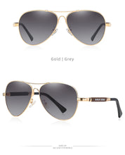 Load image into Gallery viewer, BARCUR Polarized Pilot Sunglasses for Men – Stylish Anti Blue Light UV400 Protection Gradient Mirror Lens Stainless Steel Trendy Frame – Fashion Aviator Sun Glasses for Men Ideal for Driving Travel Summer &amp; Outdoor Activities
