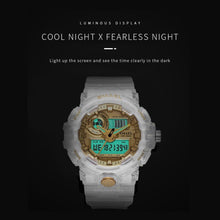 Load image into Gallery viewer, Sport Digital Watch for Men and Woman With Luminous Dual Time Waterproof 5 Bar Modern Men's Military Wristwatch WIth Night Mode
