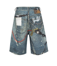 Load image into Gallery viewer, HARDWARE DENIM SHORTS
