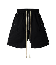 Load image into Gallery viewer, NOIR DRAWSTRING SHORTS
