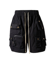 Load image into Gallery viewer, NOIR MULTI CARGO SHORTS
