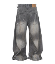 Load image into Gallery viewer, SLATE WIDEBOY SPLATTER DENIM
