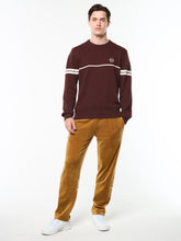Load image into Gallery viewer, Orion Knit Sweater- Bitter Chocolate/ Gardenia
