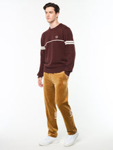 Load image into Gallery viewer, Orion Knit Sweater- Bitter Chocolate/ Gardenia
