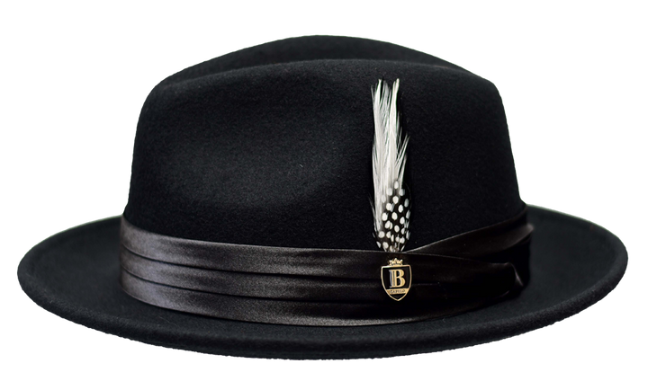 Bruno Capelo Giovani 100% Australian Wool Dress Fedora Hat