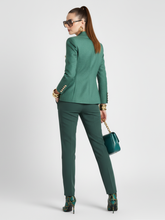 Load image into Gallery viewer, UPPER WEST SIDE Emerald Double-Breasted Blazer BYMANYC ® New York
