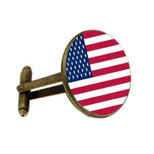 Load image into Gallery viewer, USA Pride Cufflinks
