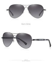 Load image into Gallery viewer, BARCUR Polarized Pilot Sunglasses for Men – Stylish Anti Blue Light UV400 Protection Gradient Mirror Lens Stainless Steel Trendy Frame – Fashion Aviator Sun Glasses for Men Ideal for Driving Travel Summer &amp; Outdoor Activities
