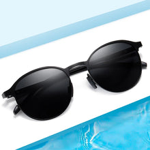 Load image into Gallery viewer, BARCUR Trendy Sunglasses Women’s Polarized Round Frame – Timeless Fashionable Sun Glasses for Driving Casual Wear – UV400 Protection Anti-Reflective Lenses
